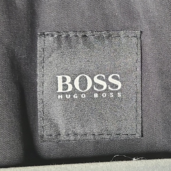 BOSS Hugo Boss Jacket Men's UK 50 US 46 Chest XL Black Poly Heavyweight - Picture 2 of 11